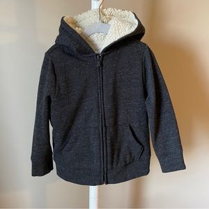 Old Navy Sherpa Lined Zip Hoodie 3T